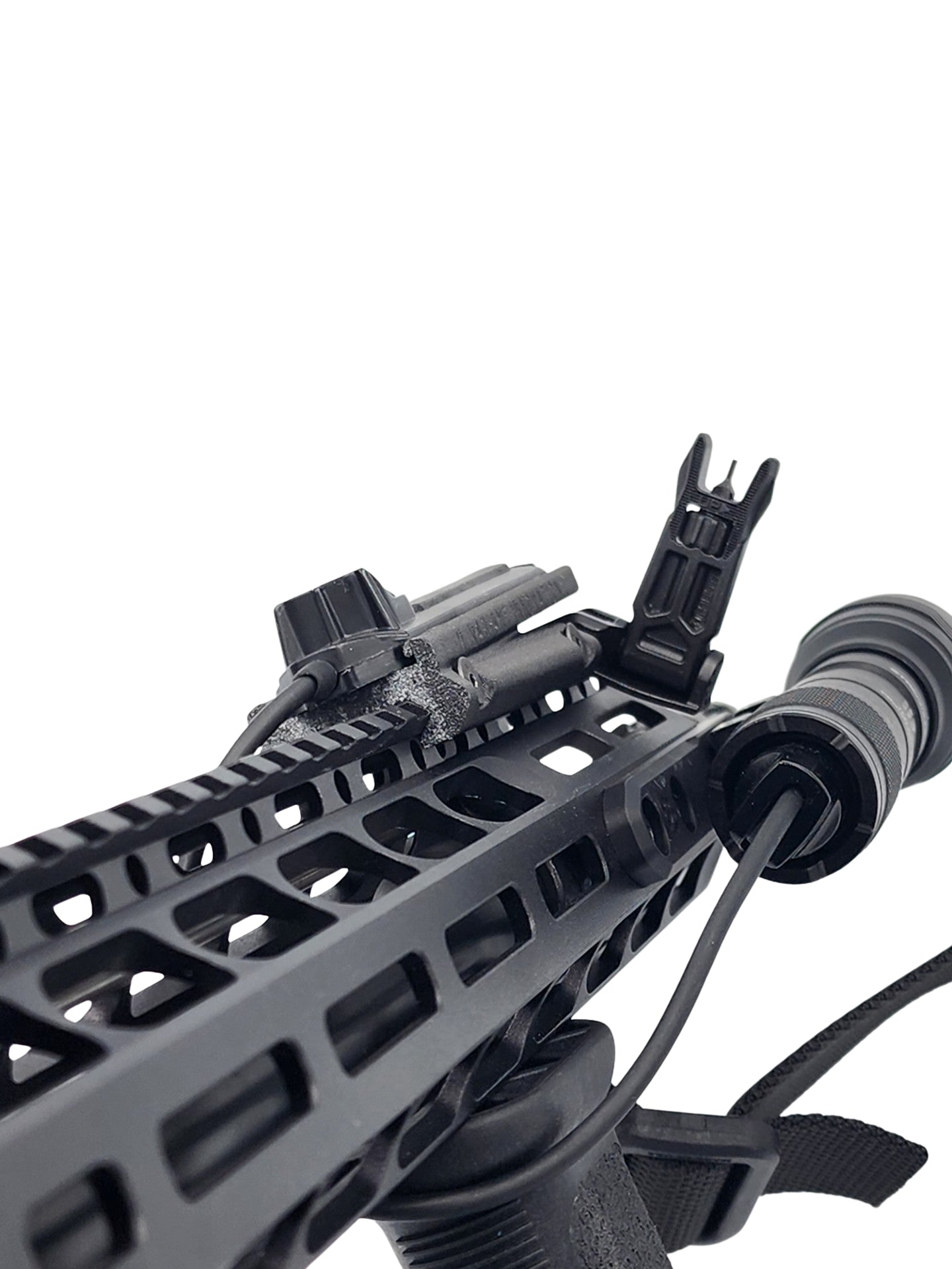 The F-Stop places the controls where you need them, on top of rail, right at your finger trips.