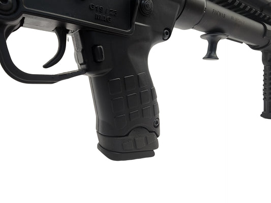 The Kel Tec Sub 2000 is today's STEN.  A simple PCC, efficiently made to provide a reliable, accurate PCC to the masses.  the NULL Adapter lets you run 178 round magazines and utalize the extended grip. while maintaining the ability to run Glock 19 15 round magazines as well.