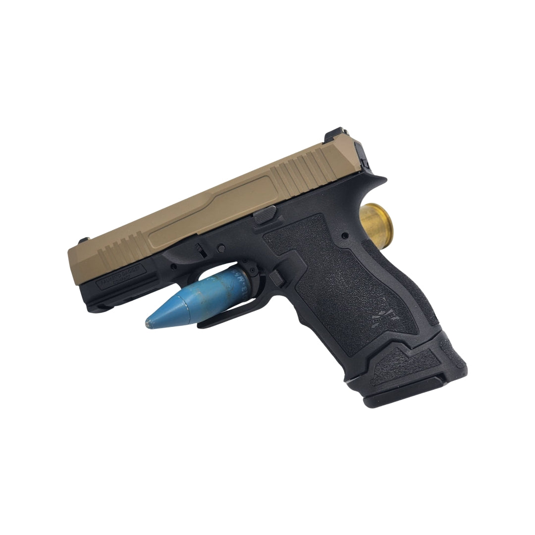 The NULL Adapter for the PSA Dagger matches the lines and style of the firearm, giving you a seamless way to enjoy more rounds in your gun.