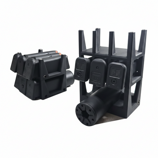 Horizontal Pistol Magazine and Suppressor Organizer/ Storage - ORIGIN storage system