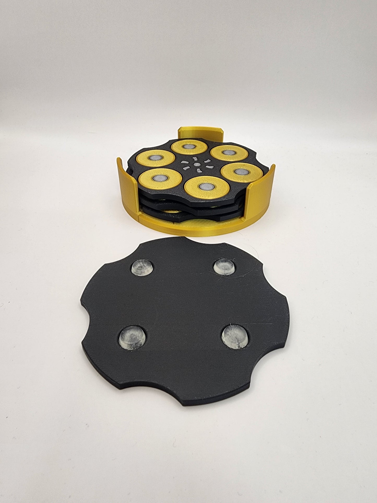 Revolver Cylinder Coaster Set